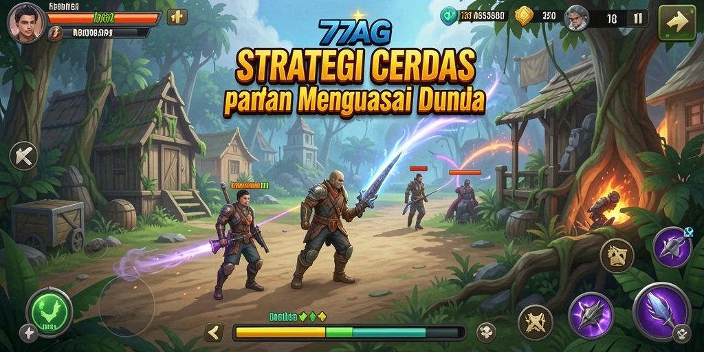Gambar tampilan gameplay menarik di 77AG.