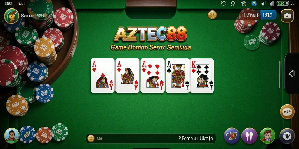 Tampilan gameplay seru AZTEC88 dengan pemain yang berdiskusi.
