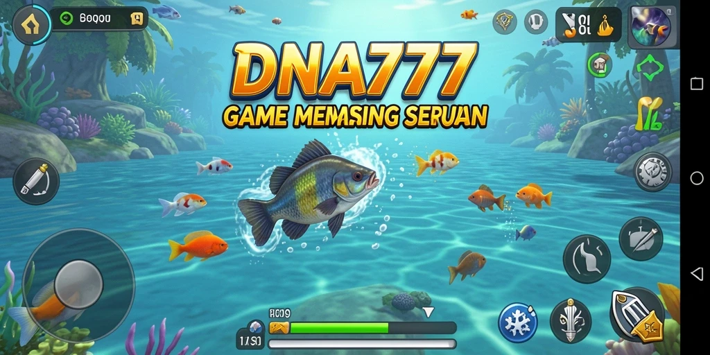 Tangkapan ikan yang menakjubkan dalam gameplay DNA777.
