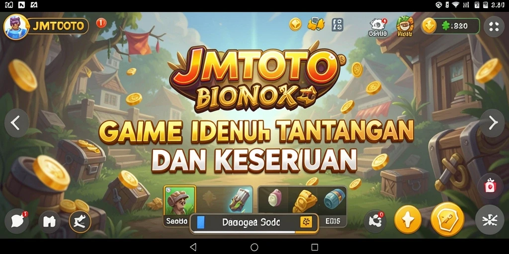 Screenshot gameplay JMTOTO menampilkan aksi Idle yang menarik.