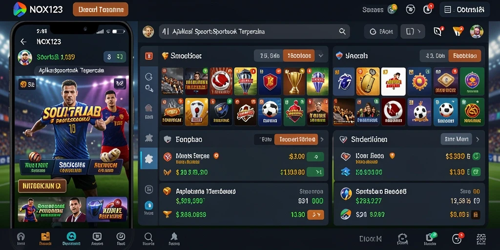 Tampilan menarik dari gameplay taruhan di NOX123.