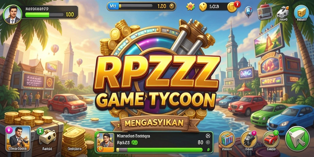 Tampilan gameplay RPZZZ yang menarik dan penuh warna.